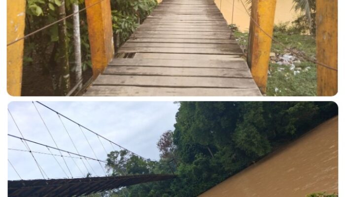 Polisi Klarifikasi Beredarnya Berita Dugaan Kerusakan Jembatan di Rantau Pandan