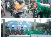 Tebar Kebaikan di Bulan Ramadhan, Kodim 0416/Bute Bagikan Takjil kepada Masyarakat