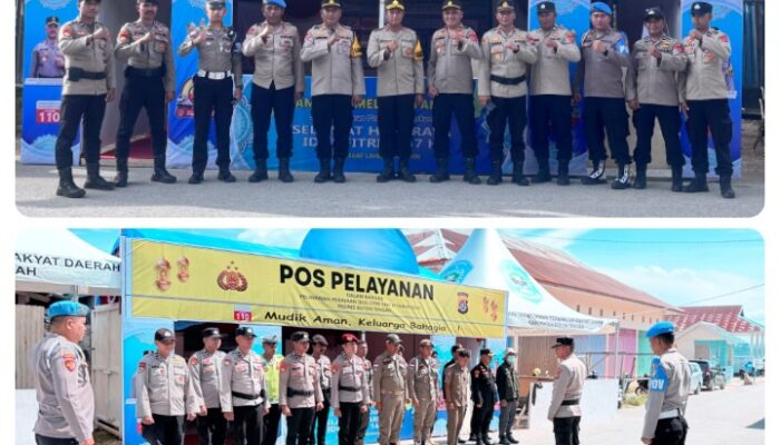 Operasi Ketupat Anoa 2026 di Pelabuhan Feri Wamengkoli, Ipda Tandra Imbau Pemudik Harus Utamakan Keselamatan