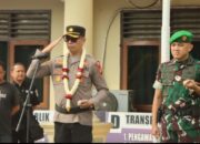 Apel Tradisi Sambut Kapolres Baru, Polres Bungo Perkuat Sinergitas TNI–Polri
