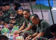 Momen Buka Puasa Bersama, Danbrigif TP 29 Mekongga Ucapkan Terima Kasih Atas Kebersamaan Warga dan Prajurit Yonif TP 870 Sangia Wambulu