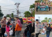 Kasat Binmas Polres Bungo Pimpin Langsung Pembagian Takjil Gratis