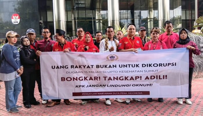 Desak Transparansi dan Keadilan, PWDPI Gelar Aksi di KPK Soroti Dugaan korupsi Proyek di Sumatera Utara