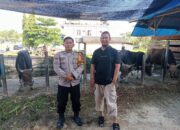 Humanis Jelang Idul Qurban, Bhabinkamtibmas Damai Intensifkan Patroli dan Edukasi Pedagang Hewan Kurban