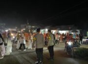 Kapolsek Pimpin Pengamanan Malam Takbiran Idul Adha di Dusun Purwosari