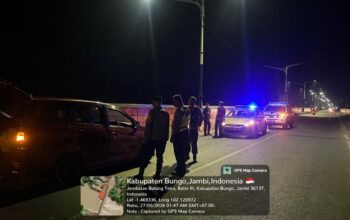 Polres Bungo Respon Cepat Aduan Masyarakat Terkait Laka Lantas Melalui Layanan 110
