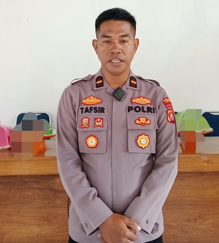 Kapolsek Kadatua, Ipda Tafsir Aidi