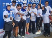 Fun walk Dewan Pers Satukan Awak Media dan Masyarakat, Komaruddin Hidayat Tekankan Pers Bermartabat dan Anti Hoaks