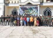 Perkuat Kemanunggalan TNI-Rakyat, Prajurit Yonif TP 870/Sangiawambulu Gelar Karya Bakti Massal