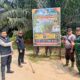 Cegah Pencurian Sawit, Bhabinkamtibmas Polsek Bathin II Pelayang Pasang Spanduk Himbauan