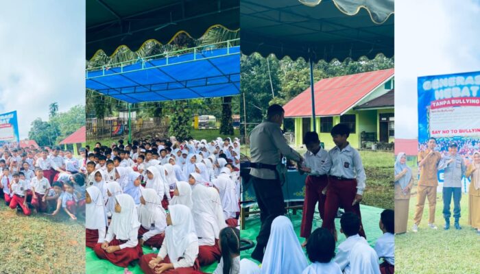 Polisi Sayang Anak, Satbinmas Polres Bungo Berikan Pembinaan Di SD 88/II Sei Mengkuang