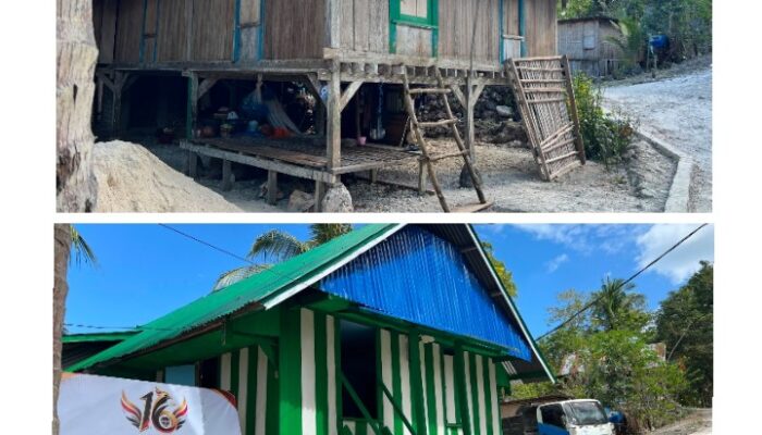 16 Tahun Pengabdian ‘Wiratudar Kaliesa Perwira Tunggal Tidar Dua Ribu Sepuluh’, Letkol Andi Gumilang Bedah Rumah Warga Prasejahtera