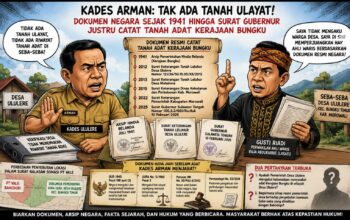 Kades Arman Sebut Tak Ada Tanah Ulayat, Dokumen Pemerintah dari Era Kolonial hingga Gubernur Jadi Pembanding