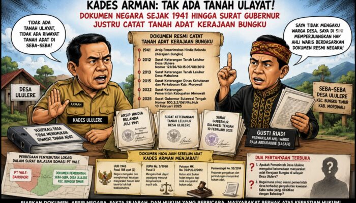 Kades Arman Sebut Tak Ada Tanah Ulayat, Dokumen Pemerintah dari Era Kolonial hingga Gubernur Jadi Pembanding