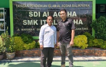 Bangun Sinergi Pendidikan, Insan Pers Eko Saliwunto Jalin Silaturahmi dengan Kepala Sekolah SDI Al Aqsha Balikpapan