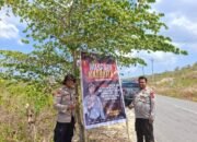 Cegah Karhutla Sebelum Api Membesar, Polsek Mawasangka Tengah Pasang Baliho di Tiga Jalur Strategis