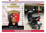 Jejak CCTV Antar Polisi Ungkap Pencurian Honda Scoopy di Samarinda Ulu, Seorang Pria Diamankan