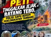 PETI Tinggalkan Jejak di Batang Tebo, Polisi Sapu Bersih Perlengkapan Tambang