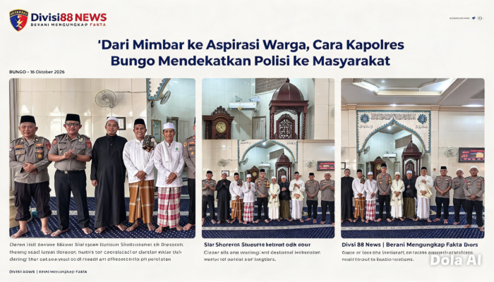 Dari Mimbar ke Aspirasi Warga, Cara Kapolres Bungo Mendekatkan Polisi ke Masyarakat