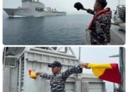 KRI Keris-624 Laksanakan Pengawasan dan Pengamanan Keberangkatan HMAS Choules, Ditutup Latihan Passex