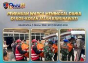 Polresta Balikpapan Evakuasi Pria Lansia yang Ditemukan Meninggal Dunia di Kos Kawasan Prapatan