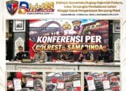 Polresta Samarinda Ungkap Sejumlah Perkara, Lima Tersangka Pembakaran Lahan Hingga Kasus Penganiayaan Berujung Maut