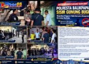 Perkuat Perang Melawan Narkoba, Polresta Balikpapan Sisir Kawasan Gunung Bugis melalui KRYD