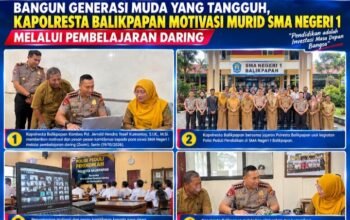 Polisi Peduli Pendidikan, Kapolresta Balikpapan Tanamkan Semangat Prestasi dan Karakter kepada Siswa SMA Negeri 1