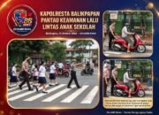 Kapolresta Balikpapan Turun Langsung Atur Lalu Lintas, Pastikan Keselamatan Pelajar dan Kelancaran Aktivitas Warga