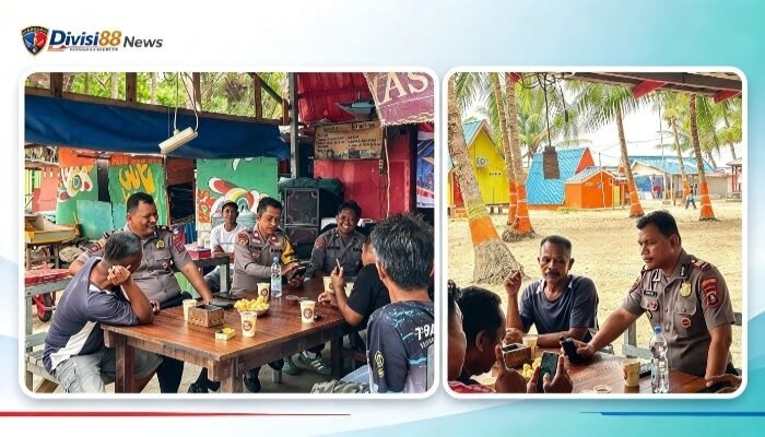 Pererat Kedekatan dengan Warga, Polsek Balikpapan Timur Bangun Sinergi Kamtibmas di Pantai Nelayan