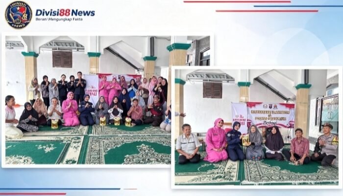 Sentuhan Kepedulian Polwan Polda Kaltim dan Bhayangkari, 120 Paket Minyak Goreng Dibagikan kepada Warga