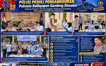 Polresta Balikpapan Gandeng Disnaker, Program Polisi Peduli Pengangguran Dorong Warga Siap Kerja