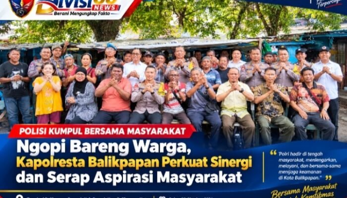 Ngopi Bareng Warga, Kapolresta Balikpapan Perkuat Sinergi dan Serap Aspirasi Masyarakat
