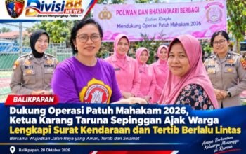 Dukung Operasi Patuh Mahakam 2026,Ketua Karang Taruna Sepinggan Ajak Warga Utamakan Keselamatan Berkendara