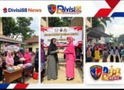 Polwan Polda Kaltim dan Bhayangkari Tebar Kepedulian, 100 Paket Beras Disalurkan kepada Warga Damai Baru