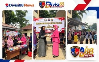 Polwan Polda Kaltim dan Bhayangkari Tebar Kepedulian, 100 Paket Beras Disalurkan kepada Warga Damai Baru
