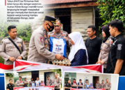 Tak Sekadar Jaga Citra, Humas Polres Bungo Turun Langsung Bantu Warga Kurang Mampu