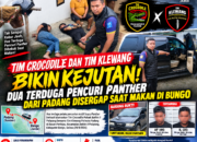 Tim Crocodile dan Tim Klewang Bikin Kejutan! Dua Terduga Pencuri Panther dari Padang Disergap Saat Makan di Bungo