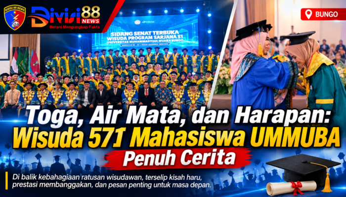 Toga, Air Mata, dan Harapan: Wisuda 571 Mahasiswa UMMUBA Penuh Cerita
