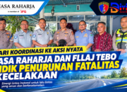 Dari Koordinasi ke Aksi Nyata, Jasa Raharja dan FLLAJ Tebo Bidik Penurunan Fatalitas Kecelakaan