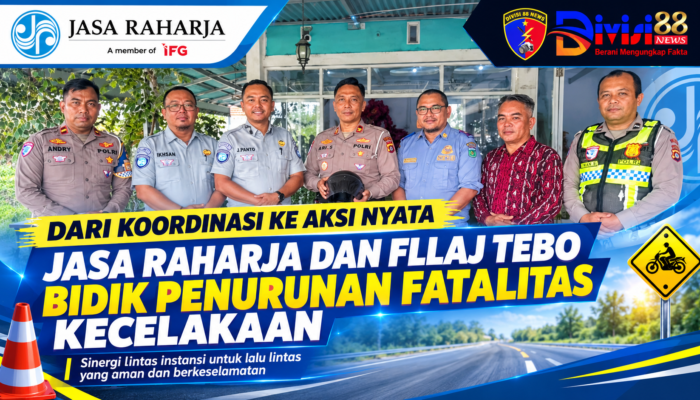 Dari Koordinasi ke Aksi Nyata, Jasa Raharja dan FLLAJ Tebo Bidik Penurunan Fatalitas Kecelakaan
