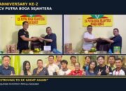 Anniversary ke-2 CV Putra Boga Sejahtera: Usung Tema “Striving to Be Great Again”, Teguhkan Komitmen Menuju Kejayaan